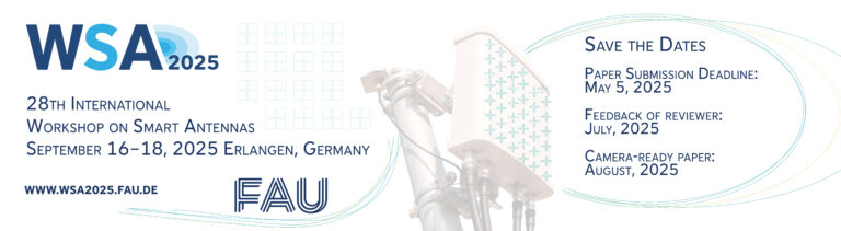 Save the Date: WSA 2025 in Erlangen