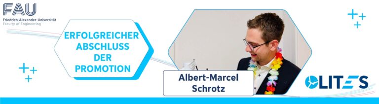 We congratulate Albert-Marcel Schrotz on the successful completion of his doctorate.